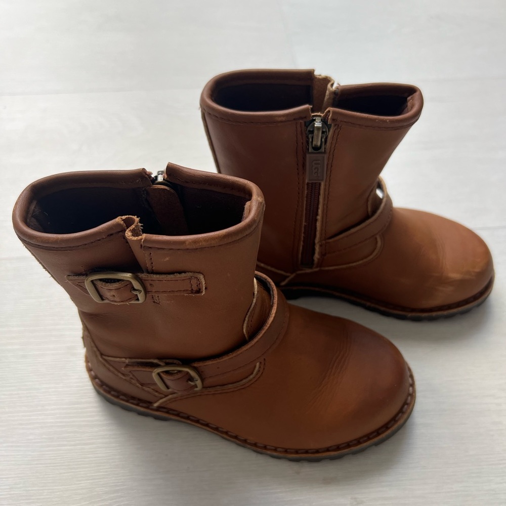 Uggs Brown Leather Boot Toddler Size 10